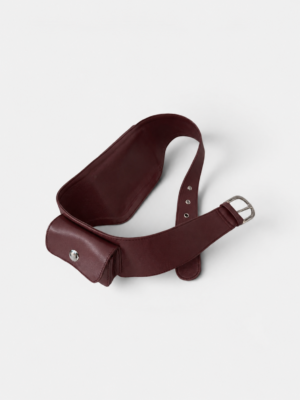 Bella Belt Burgundy
