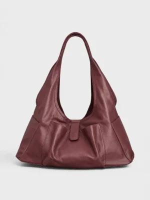 Leoni Side Pocket Burgundy