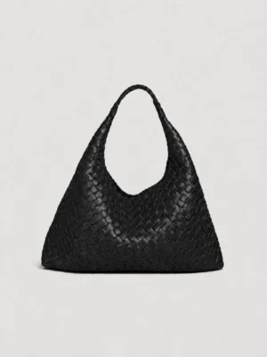 LEONI NEW STRAP WOVEN BLACK