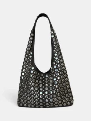 LEONI STUDS BLACK