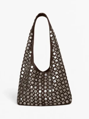 LEONI STUDS DARKBROWN