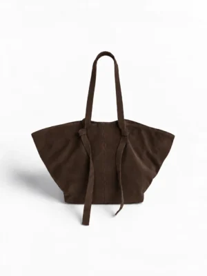 MOCI BAG SUEDE DARK BROWN