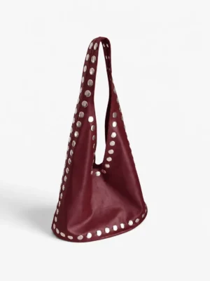 NG STUDS BURGUNDY